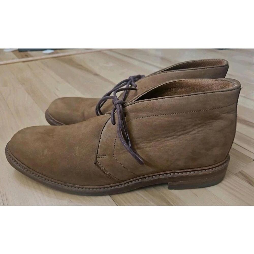 Frye Chukka Leather Boots Mens Brown Ankle Lace Up Size 11D
